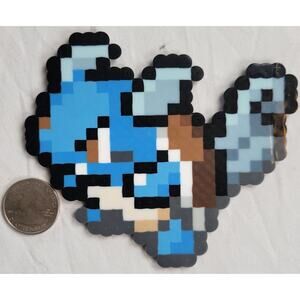 Wartortle Menu Icon Pokemon Perler Bead Pixel Art